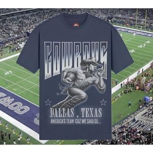 Dallas Cowboys Vintage Running Cowboy Graphic T-Shirt
